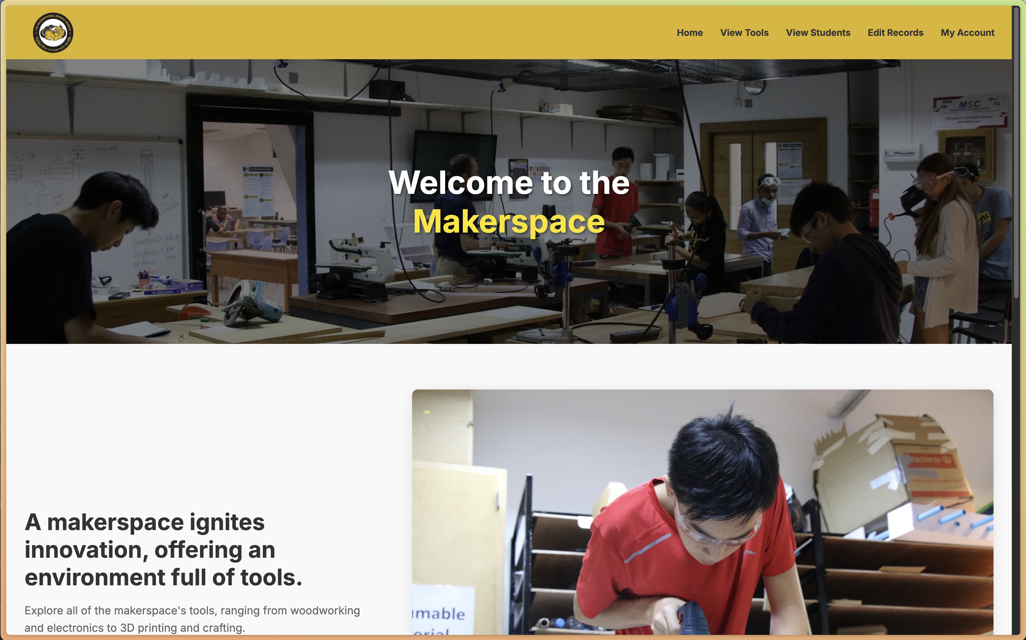 ISY Makerspace Student Tracking System